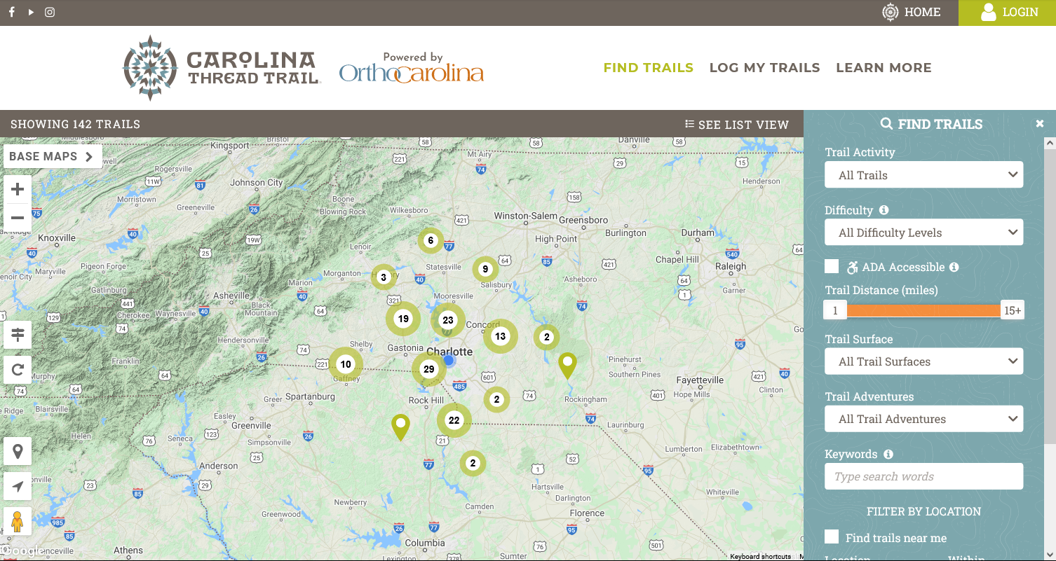 Find Over 500 Miles Of Trails And Greenways For Your Holiday Hikes